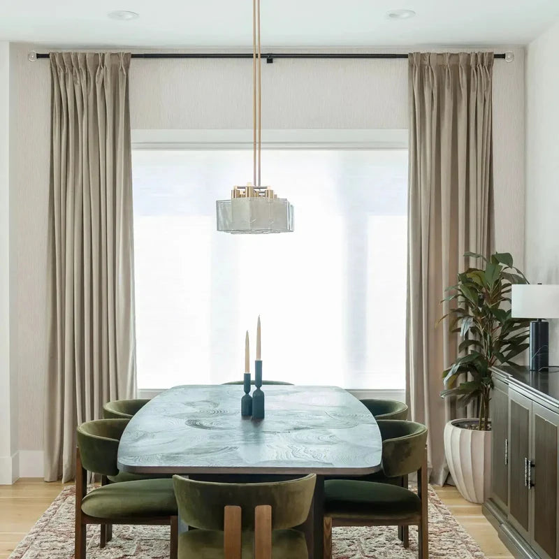 nordic shadow mørklægningsgardin - beige 132x215 cm