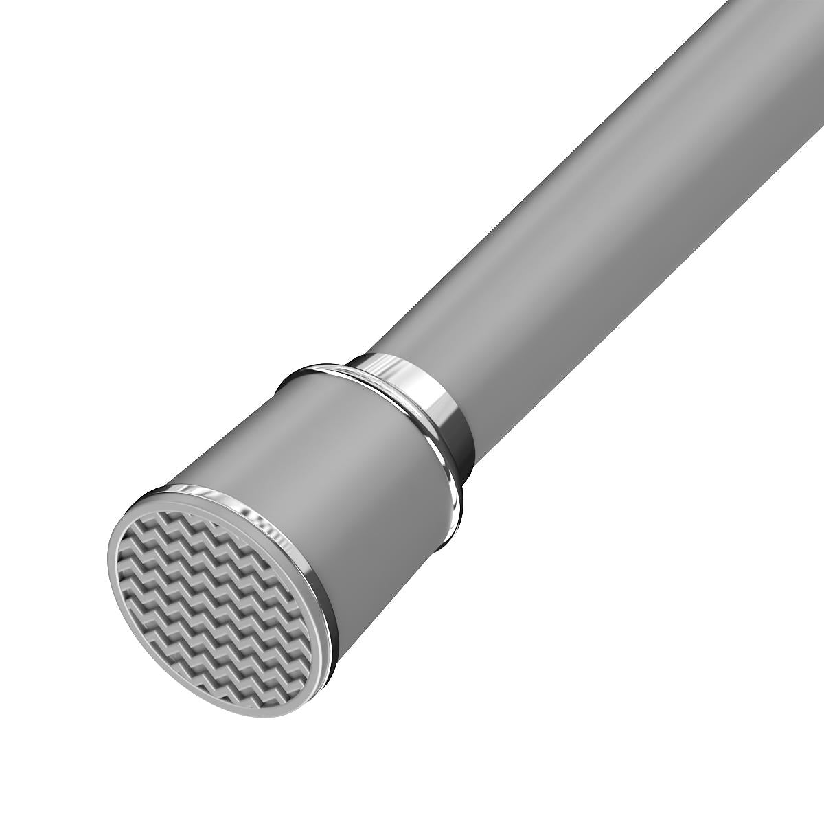 silvr gardintstang uden boring ø32mm - nem montering