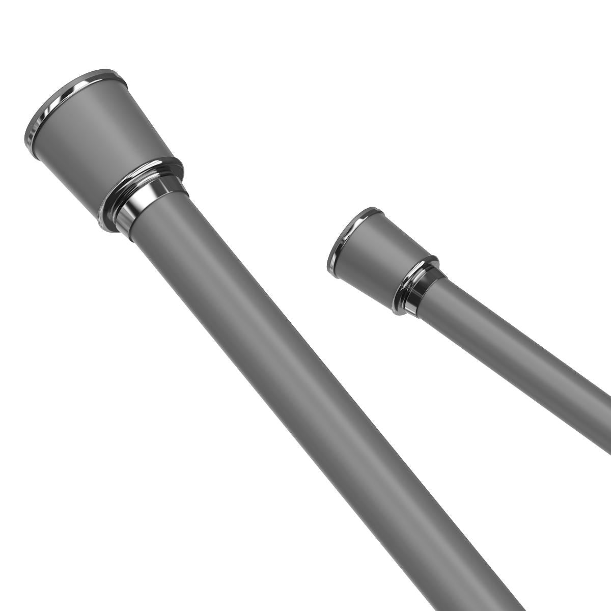 silvr gardintstang uden boring ø32mm - nem montering