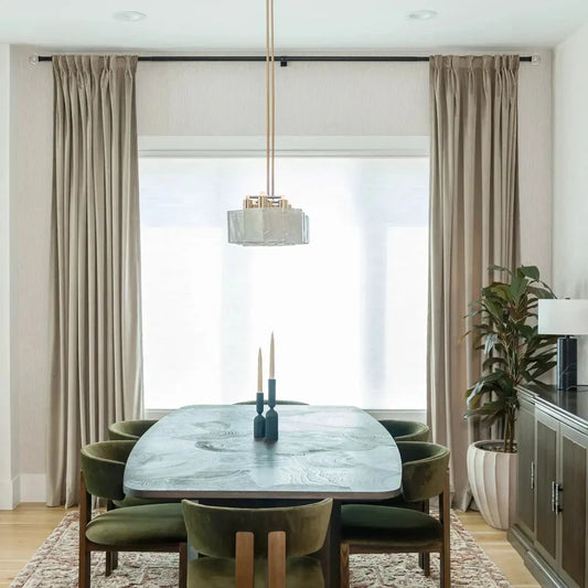 Nordic Shadow Mørklægningsgardin - Beige 132x215 cm