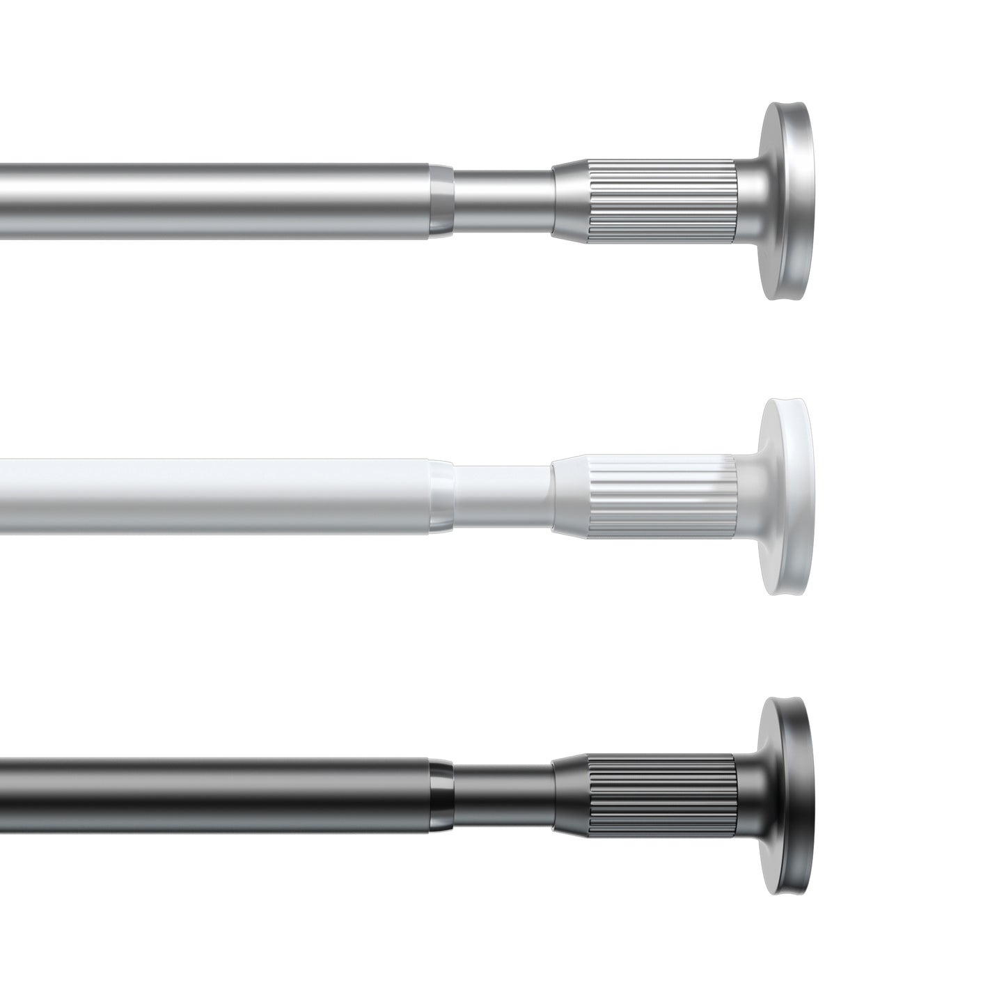 fjor gardintstang uden boring ø25mm - nem montering